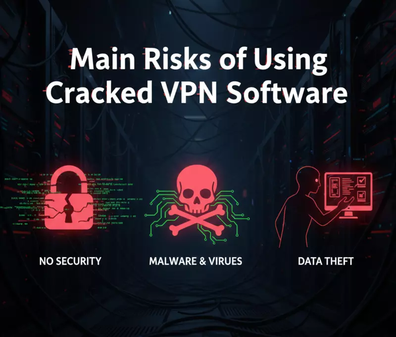 Main Risks of Using Cracked VPN Software